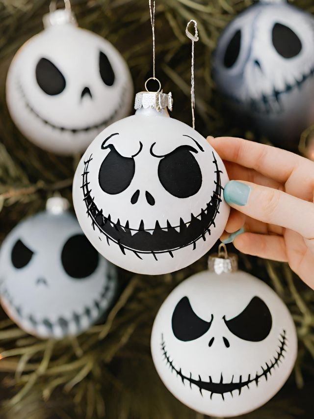 How to Make the Best Nightmare Before Christmas Ornaments DIY