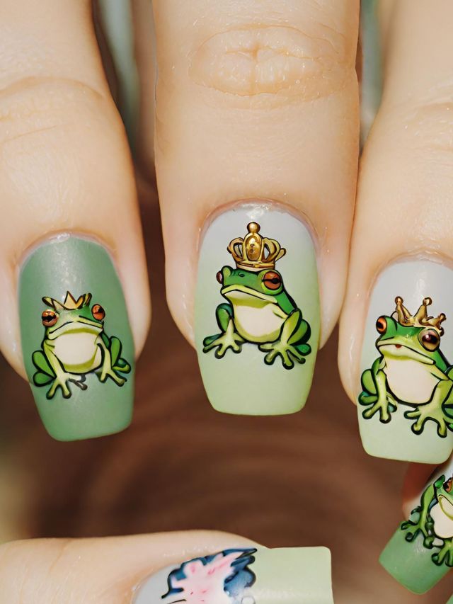 65+ Cute Frog Nail Designs and Ideas to Try in 2024