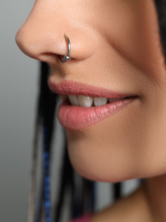 How To Put In A Hoop Nose Ring For
