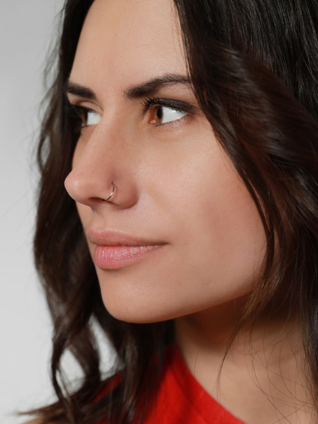 How To Put In A Hoop Nose Ring For