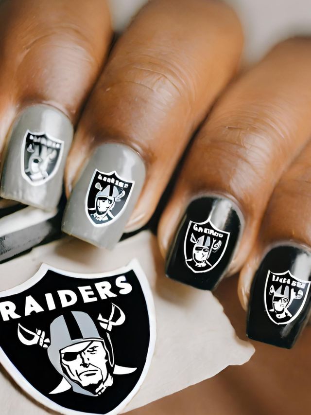 25+ Raider Nail Designs and Ideas for Oakland Raiders Fans