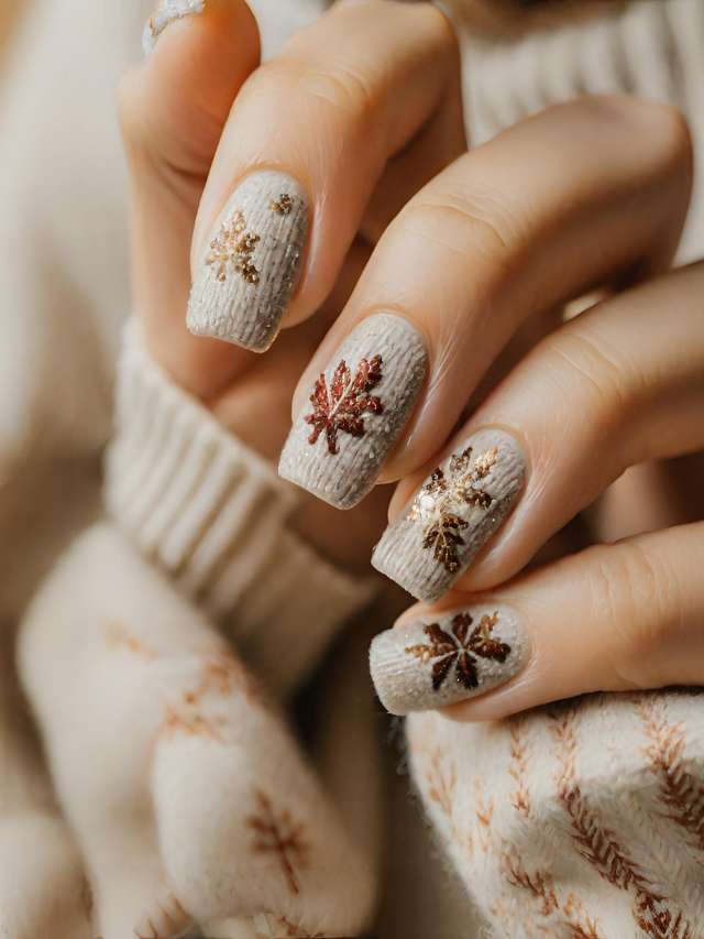 65+ Best Thanksgiving Coffin Nail Designs and Ideas