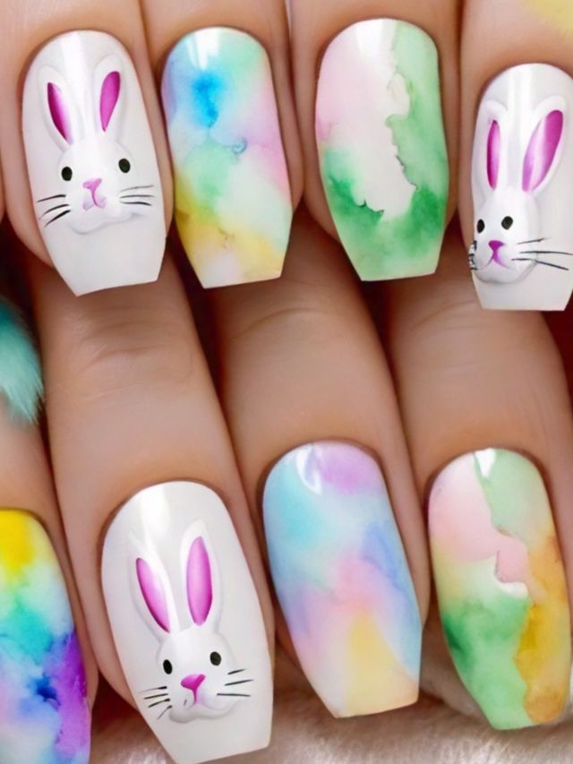 Easter bunny nail art is a perfect way to celebrate the holiday with adorable nail designs.