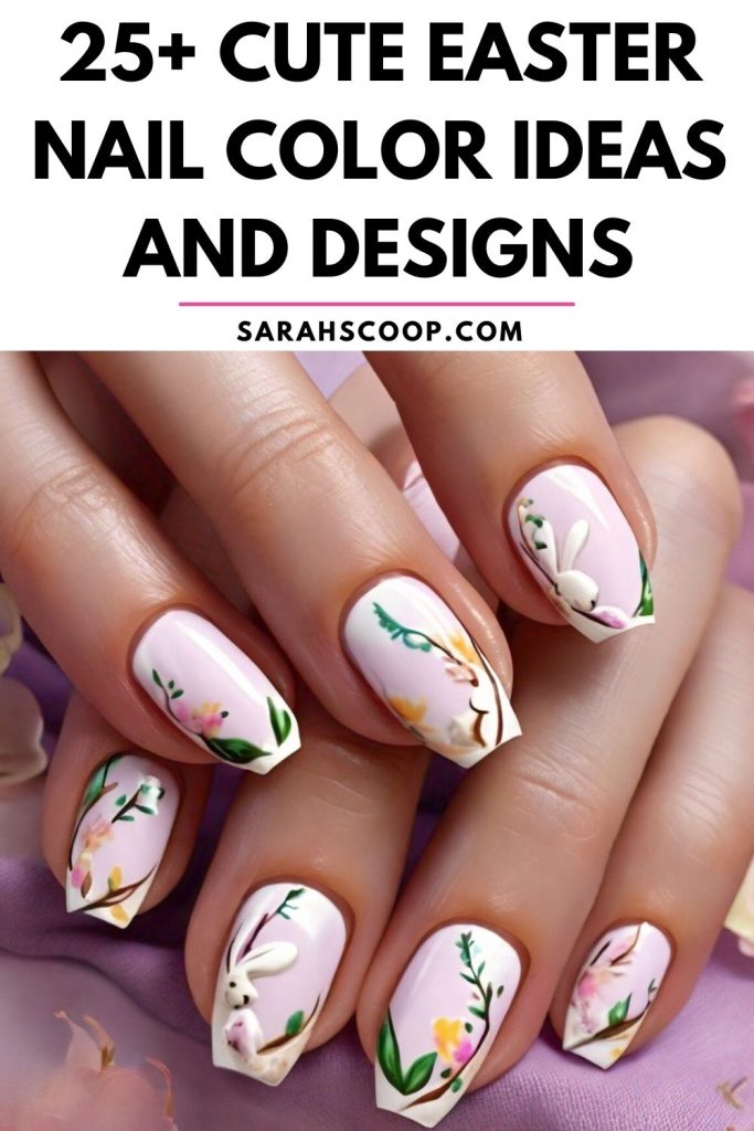Explore 25 inspiring Easter nail color ideas and designs.