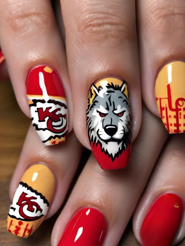 Explore a stunning collection of Kansas City Chiefs nail art designs that will showcase your team spirit in style. Whether you're heading to a game or simply showing support for the Chiefs, our intricate and