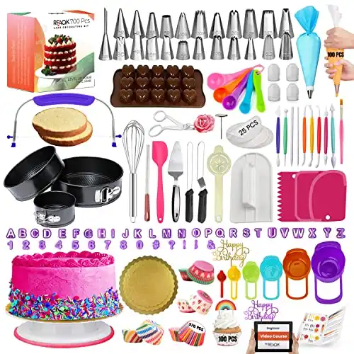 Cake Decorating Supplies Kit with Baking Supplies