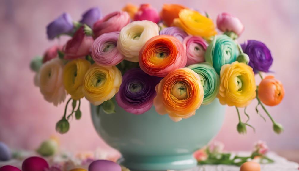 colorful floral table decorations